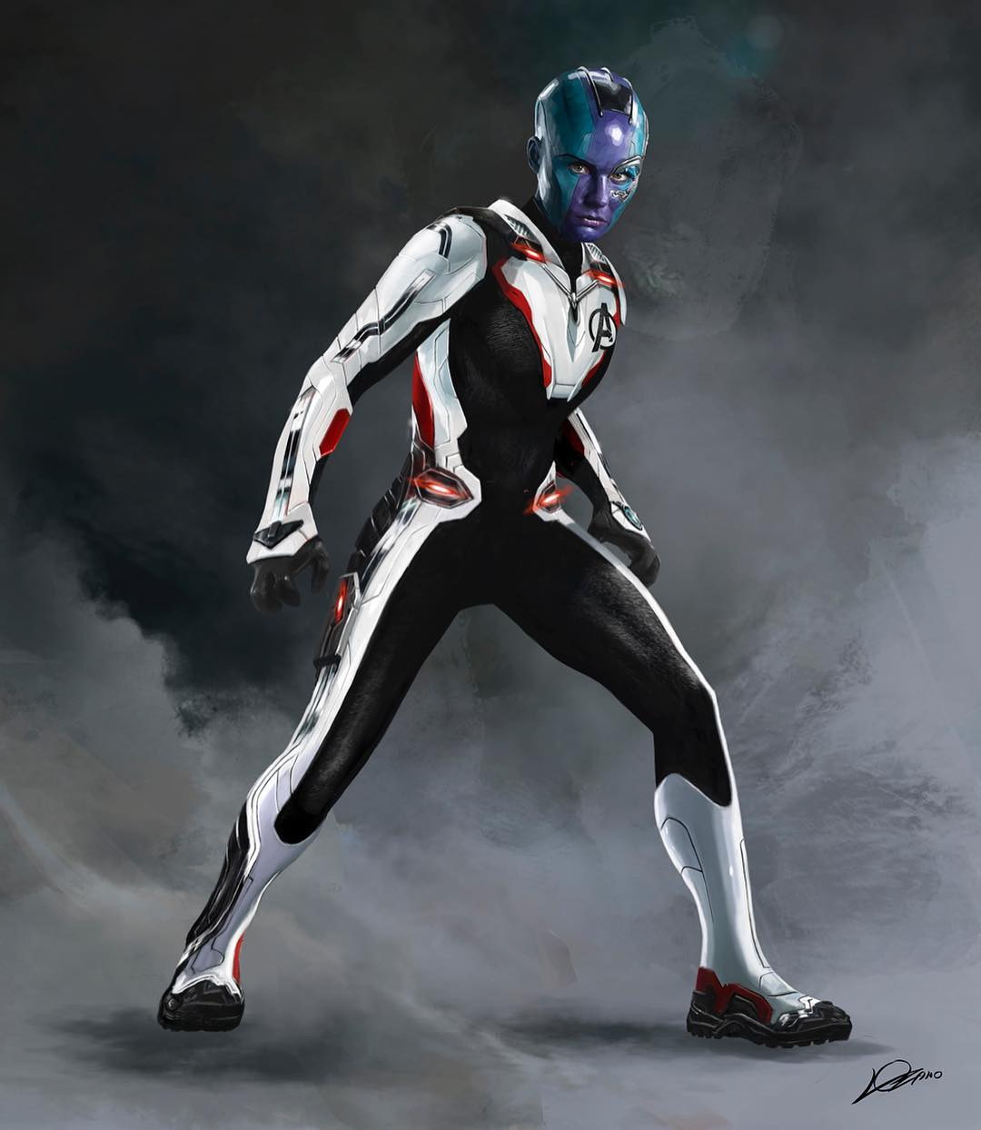 复仇者联盟4终局之战复仇们身穿量子战服的概念图