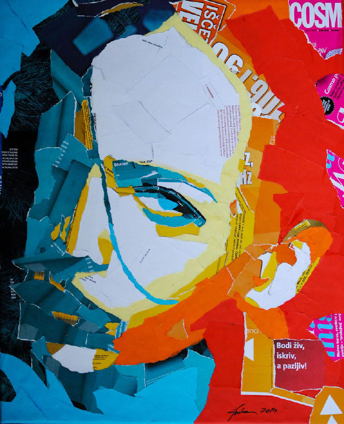 用各种不同杂志创作的拼贴艺术bymihabrinovec