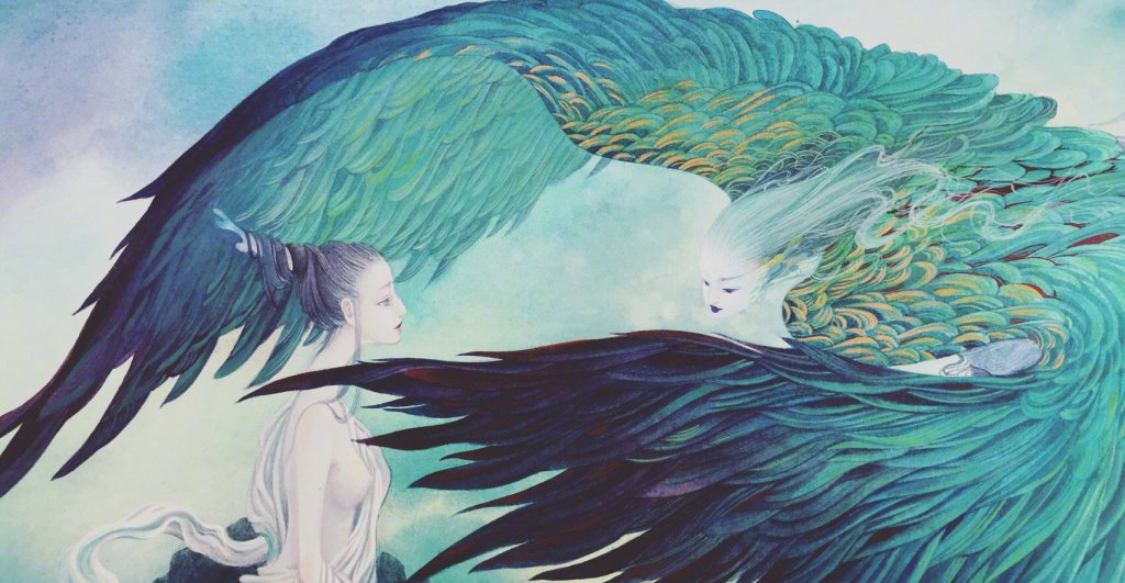 很仙的古风插画真是神仙画神仙了插画师付璐