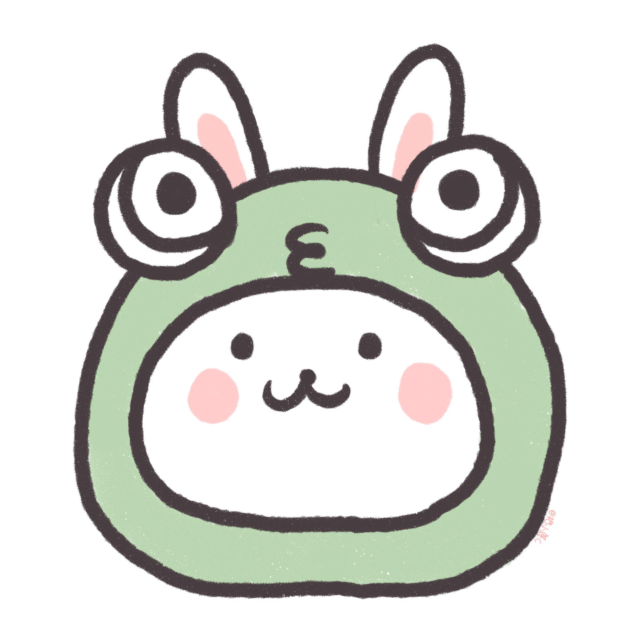 今日份丨小兔兔卡通 头像 姐妹头 无水印