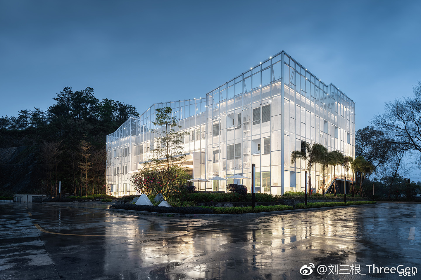 益塘水库美景驿站,梅州五华设计:广州筑和建筑设计事务所摄影:刘三根