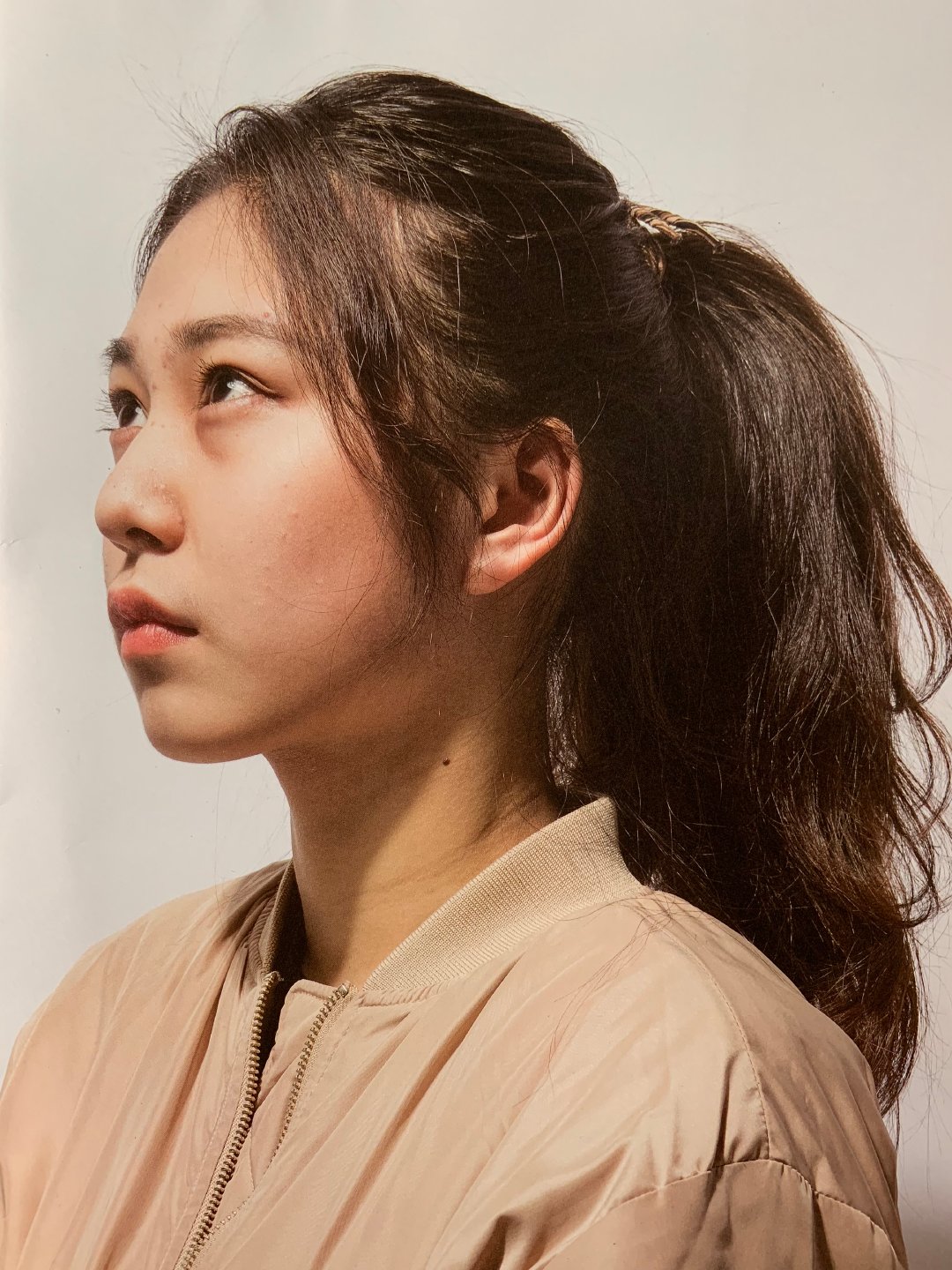 女青年素描示范—画于北京传奇画室