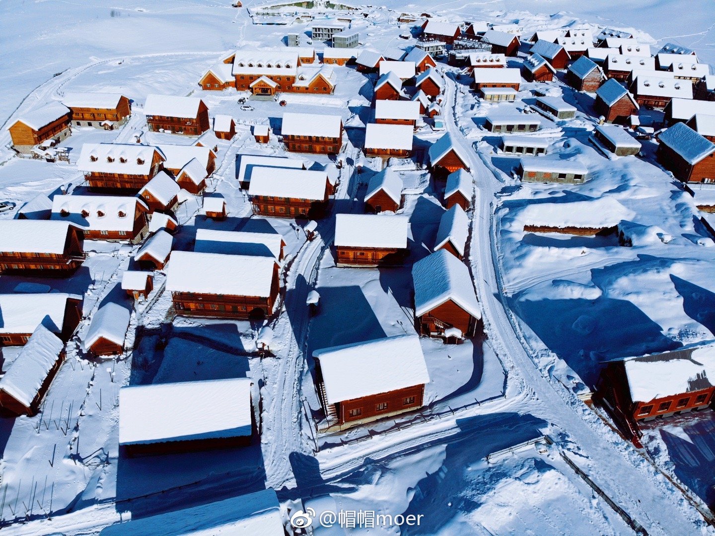 航拍禾木 | 今天是节气大雪,我在禾木村,这里零下三十八度