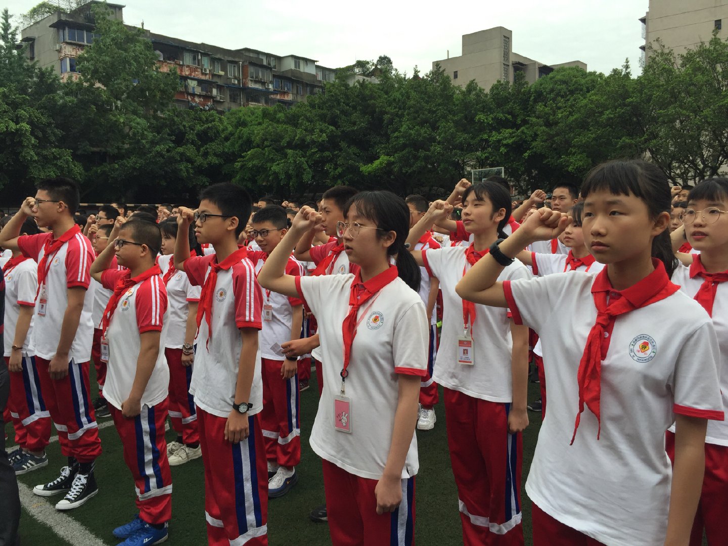 树德实验中学(西区)举行纪念五四运动100周年活动
