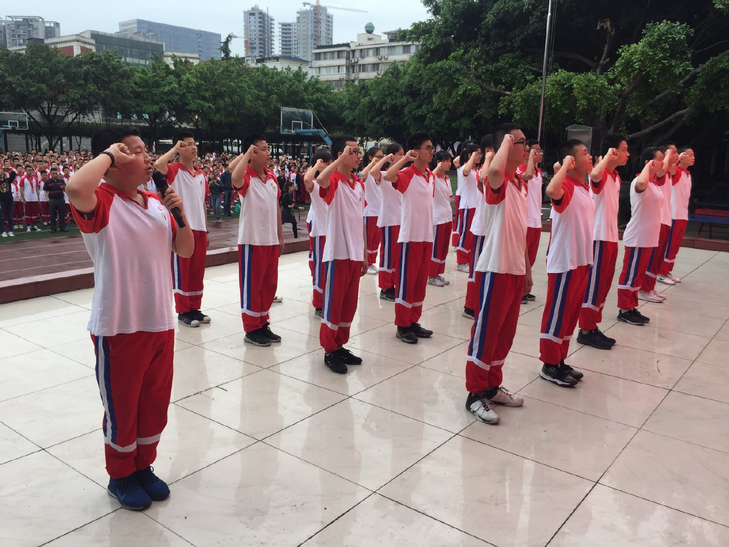 树德实验中学(西区)举行纪念五四运动100周年活动