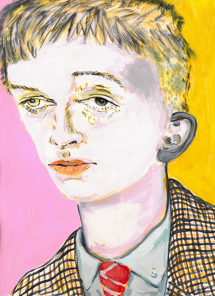 用表现主义的色彩重新诠释传统肖像画伦敦画家alyhelyer