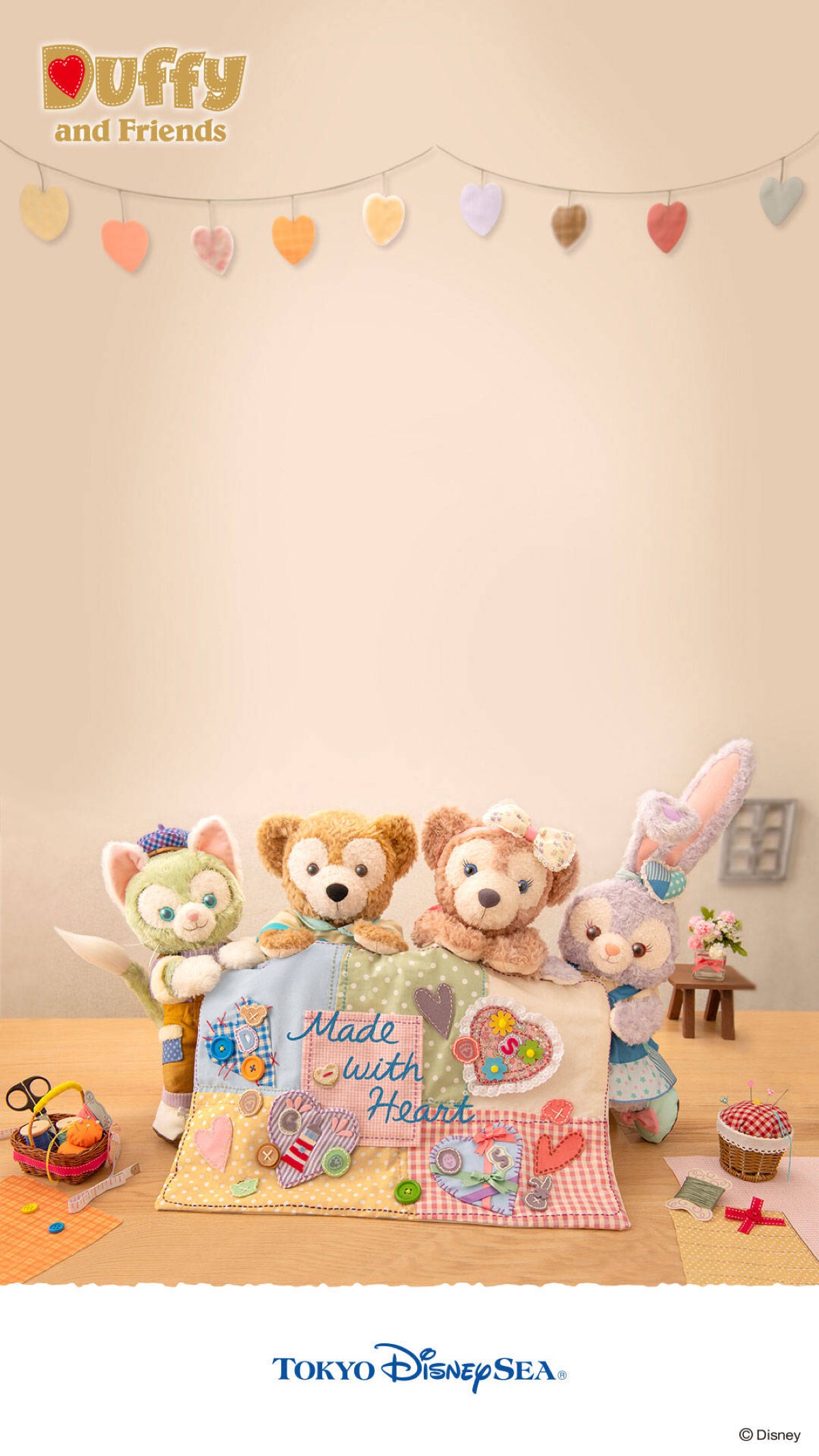 达菲熊米菲兔丨迪士尼壁纸头像毛绒布偶太可爱了带着他