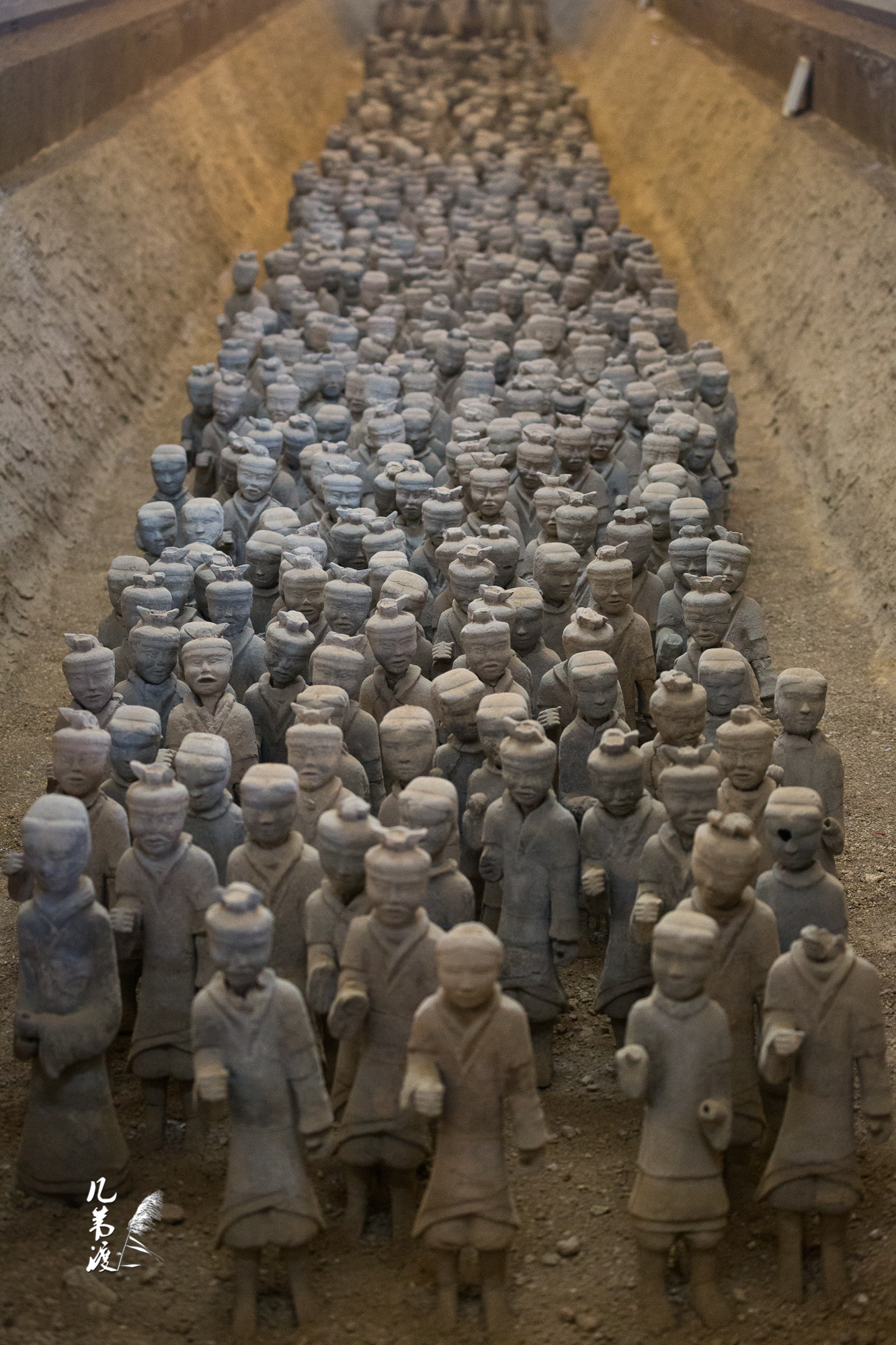 楚王兵马俑一号坑,详见图五介绍