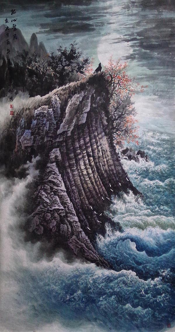 著名画家万柳兴神秘飘逸盎然野趣