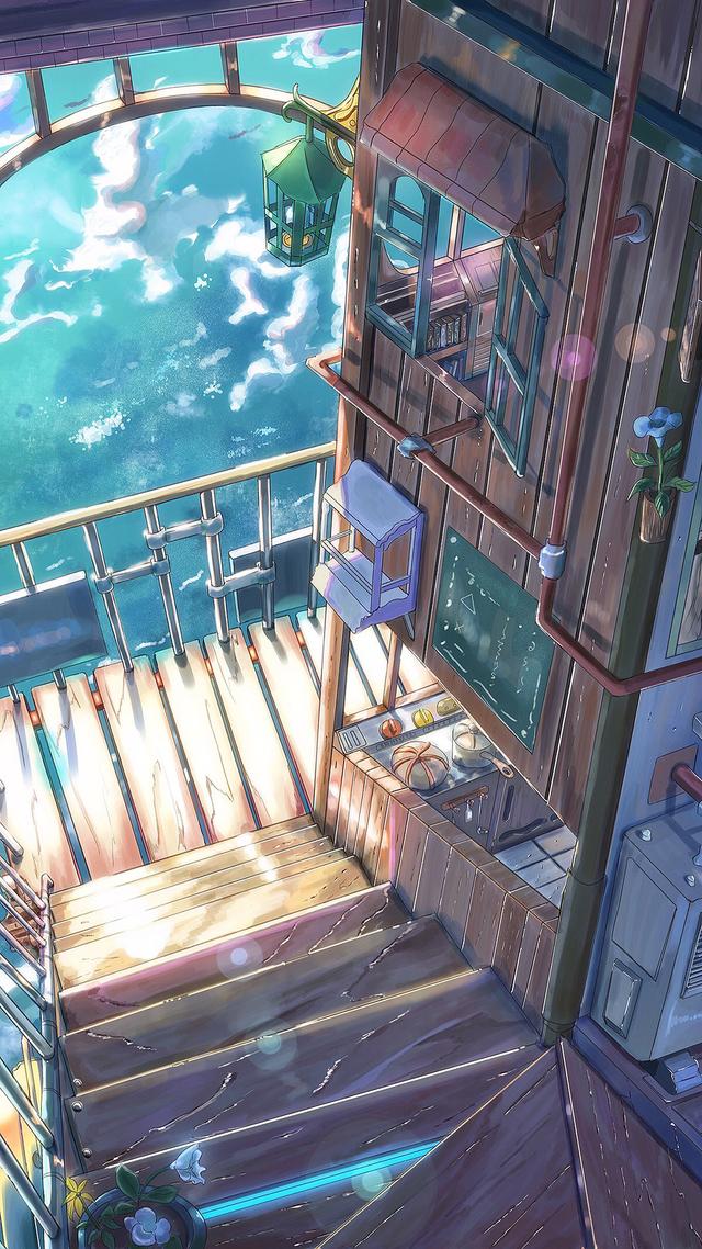 上班了吗?换张唯美动漫风景手机壁纸缓解下上班综合症