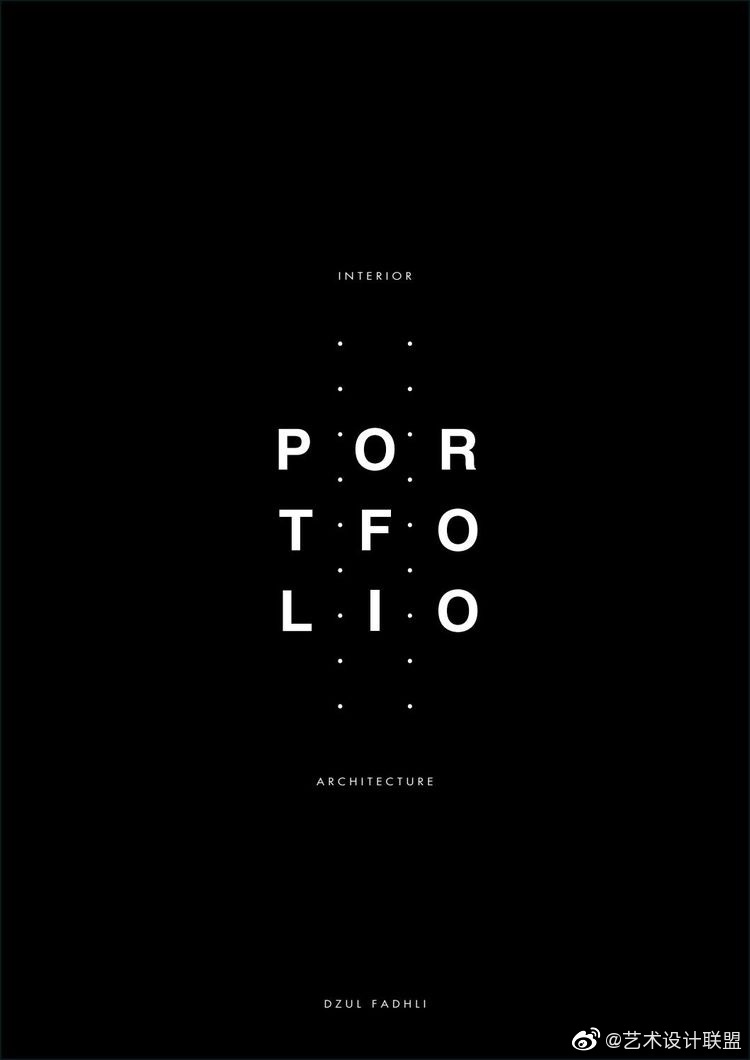 深色系作品集封面设计 高清图集 新浪网