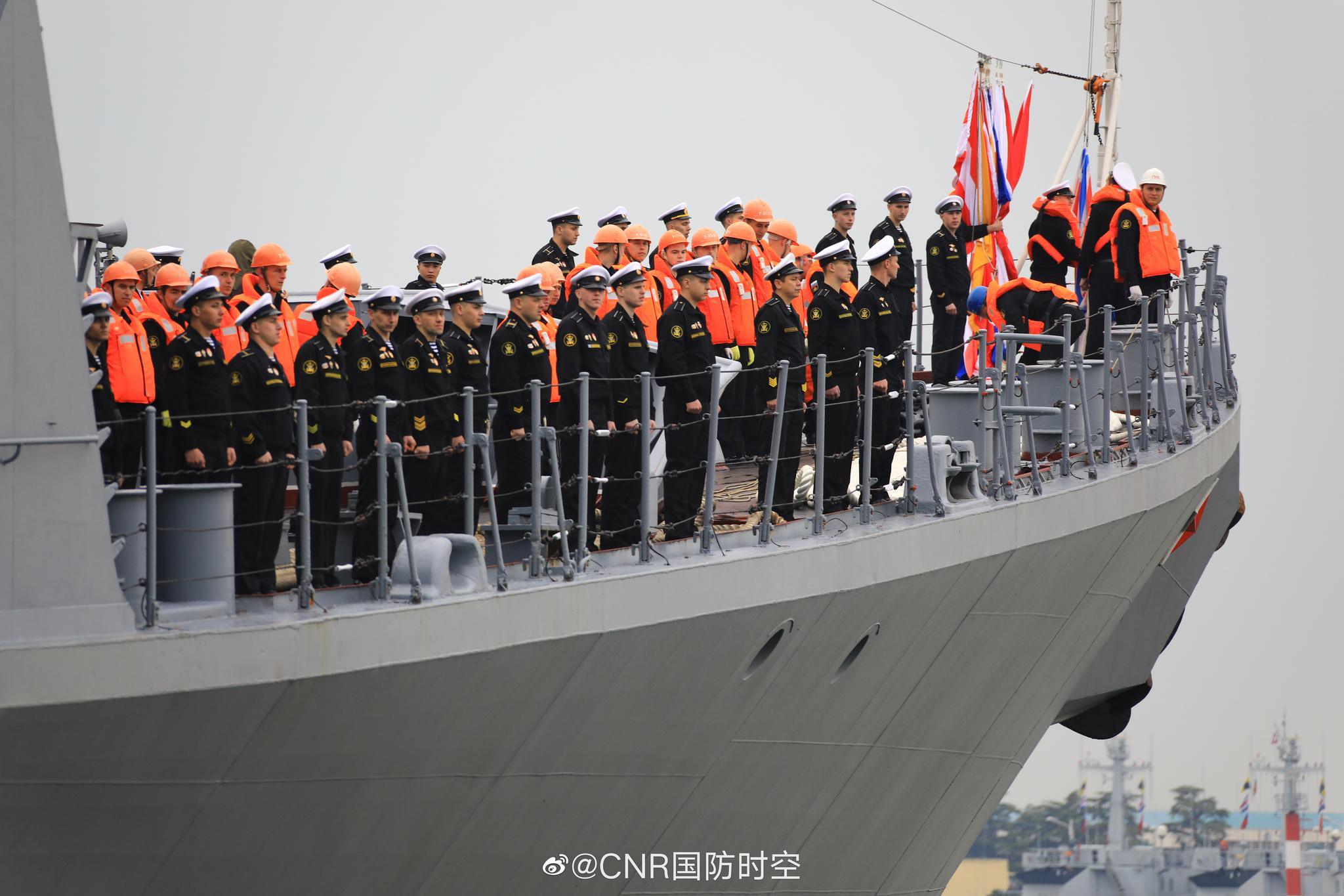 中俄"海上联合—2019"军事演习开幕