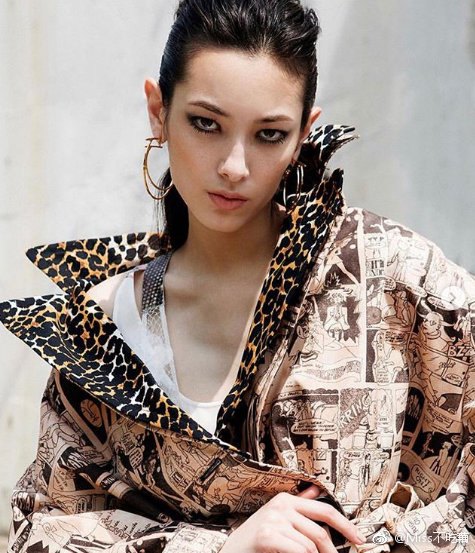 混血模特儿tianatolstoi一眼就被她亚洲外貌融合欧美气质所吸引