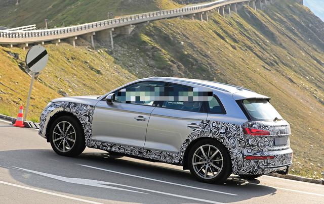 全新改款奥迪q5谍照曝光,运动感得到进一步加强