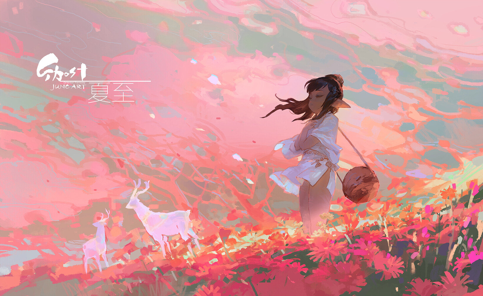 上海插画师俊西junc 的作品总是充满了山海经里的奇幻元素 
