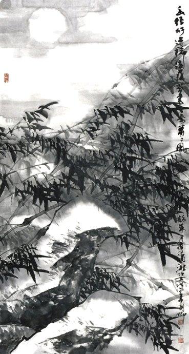 墨竹图题诗|萧萧|郑板桥|墨竹_新浪新闻