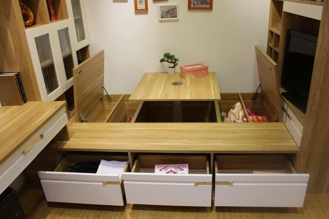 榻榻米|升降桌|书房_新浪新闻