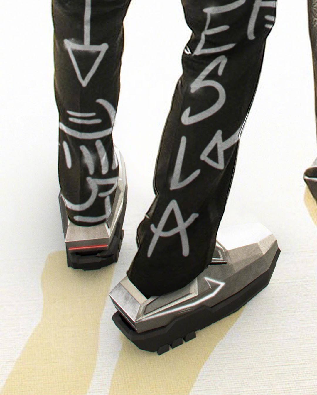 特斯拉ceo马斯克上脚的赛博朋克风格鞋款