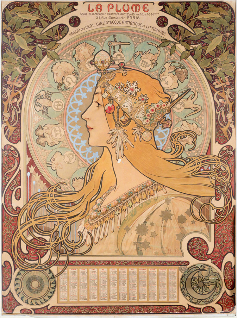 穆夏新艺术运动先锋展览月底登录云南省博物馆