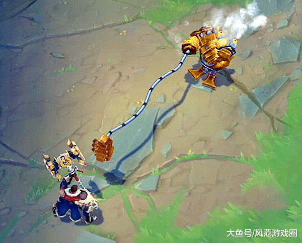 机器人:我钩子最快!锤石:我钩的时间长!他:咱们对着钩?