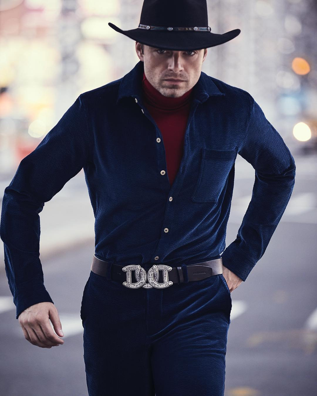 67"包子" 为西班牙《esquire》杂志拍摄写真!嘤包城市牛仔风