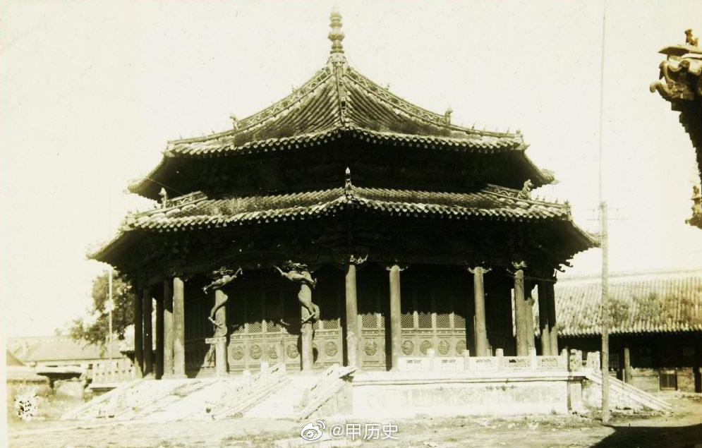 沈阳老照片民国初期的沈阳故宫
