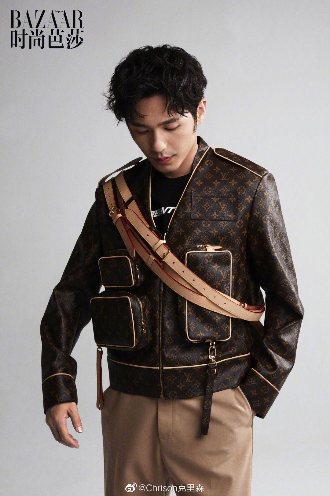 白宇x 时尚芭莎 harpers bazaar ┊ 剃须后的白宇