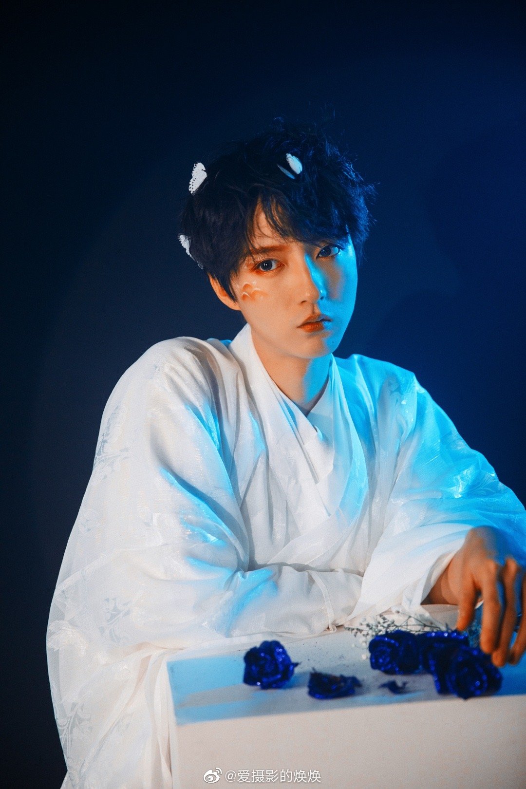 用索尼sel50f18镜头棚内实拍模特/@-阿达发奋图强- /@浅野启铭 拍摄