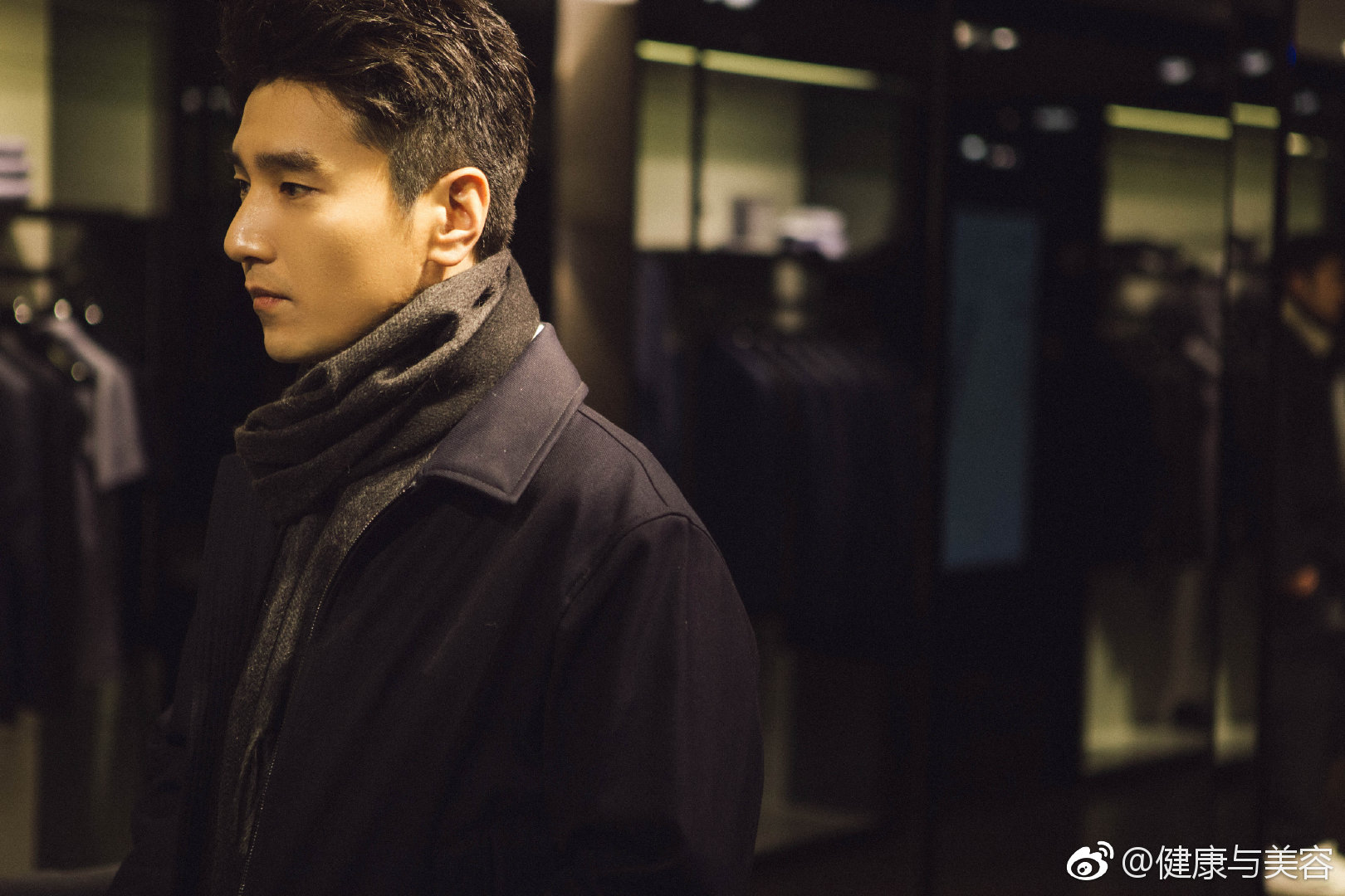 boss大中华区代言人@hero赵又廷 提前一天来到纽约boss精品店|赵又廷