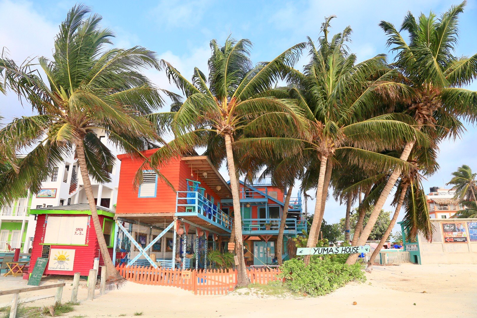 风光明媚的Caye Caulker伯利兹最悠闲美丽的小岛伯利兹小岛蓝洞_新浪新闻