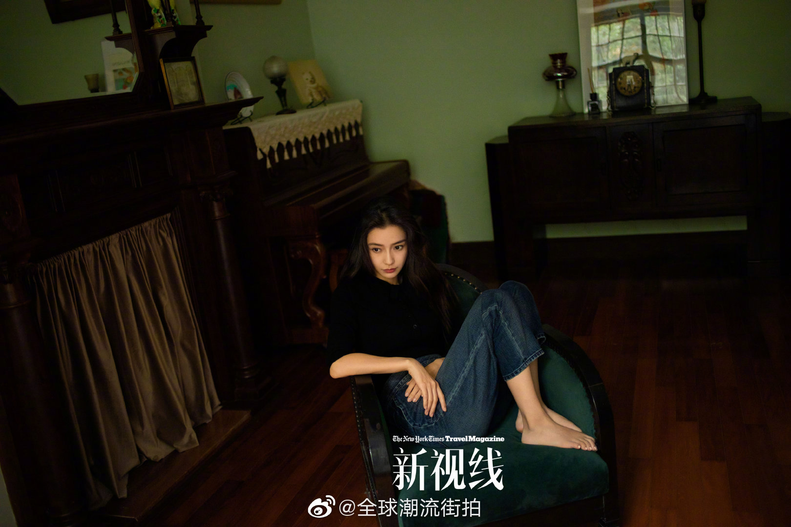 Angelababy×《NYTimes Travel新视线》。穿梭于大街小巷