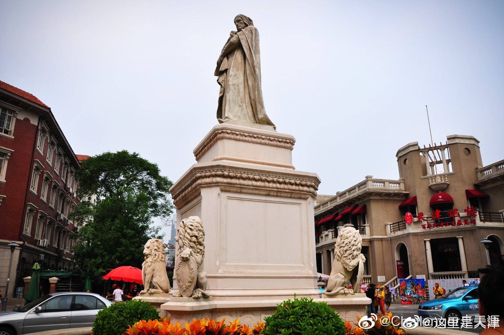 天津意风区当站在马可波罗广场真有种来到罗马的感觉