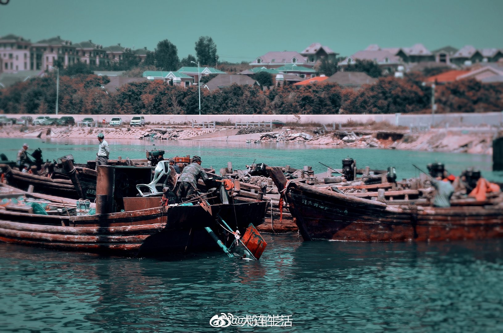 《渔人的盛夏》 这是位于大连市金石滩黄金海岸旁边的一个小渔港
