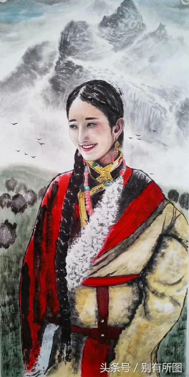 值得收藏,精品国画人物画,实力派画家徐岩老师新作五幅图欣赏