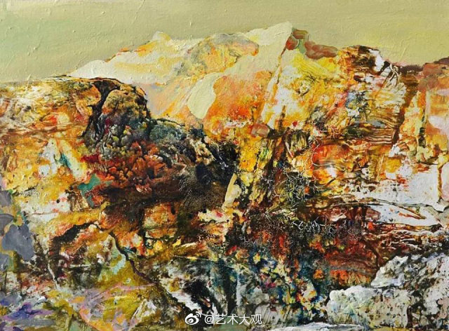 杨兴雅意象山水油画作品欣赏-2