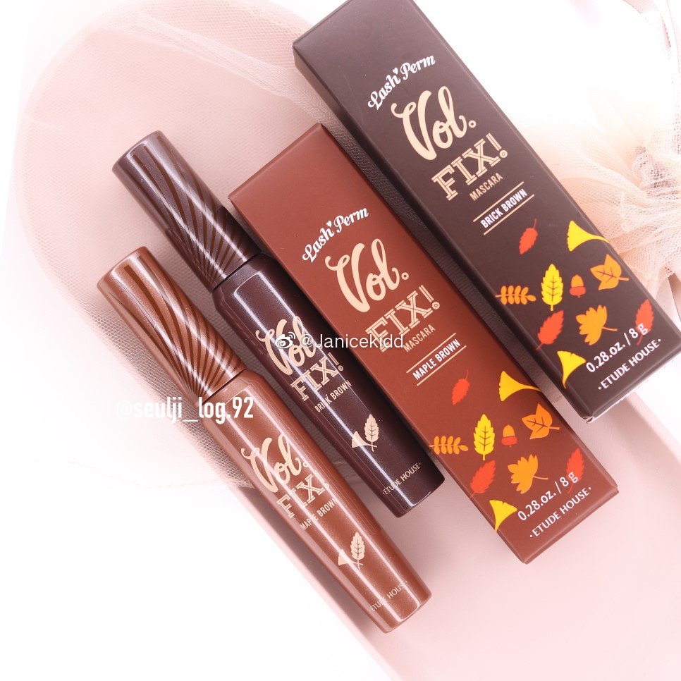 Etude House 秋季maple系列睫毛膏lash Perm Vol
