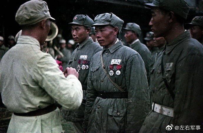 一组拍摄于19491950年间的中国人民解放军彩色照片
