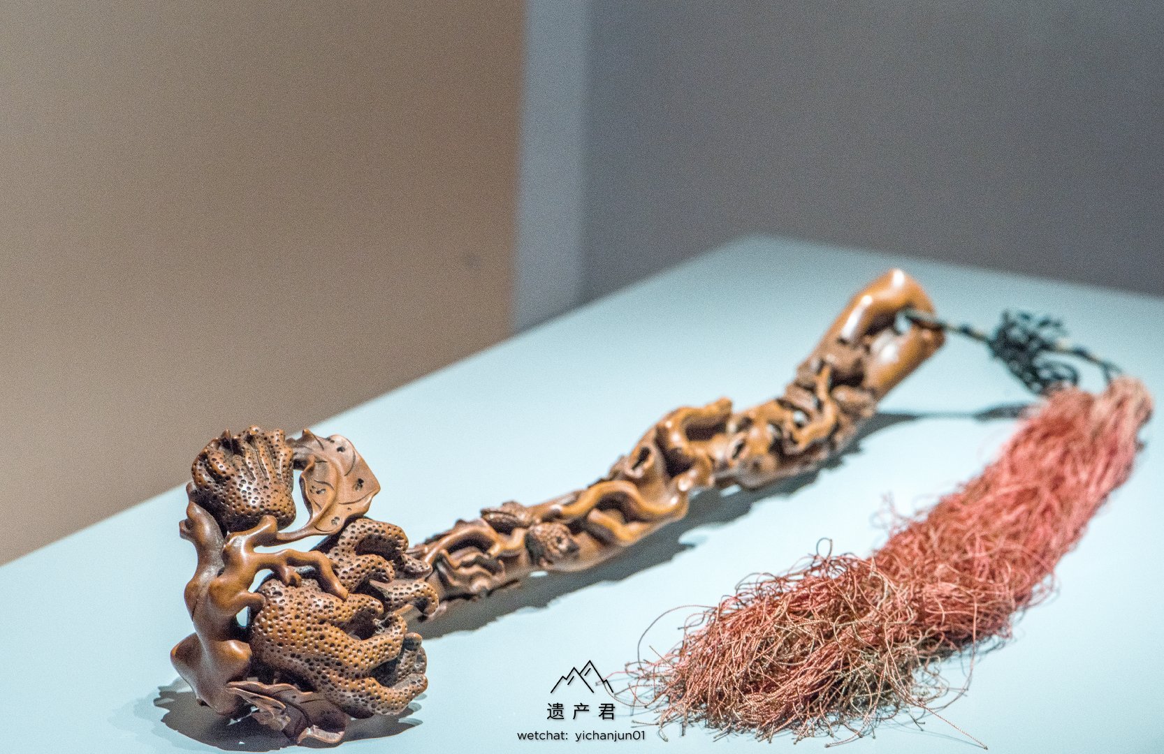 沈阳故宫博物院藏清代黄杨木雕佛手如意