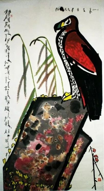 贾平西这个花鸟画得有意思