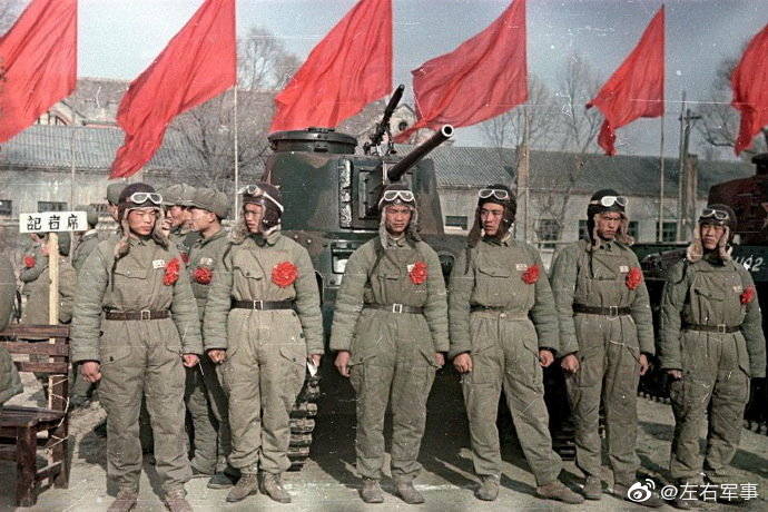 一组拍摄于19491950年间的中国人民解放军彩色照片