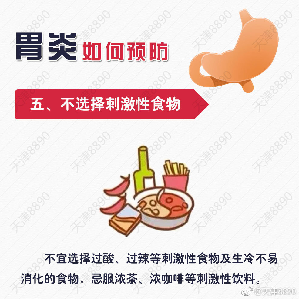 预防胃炎,牢记"守胃原则"