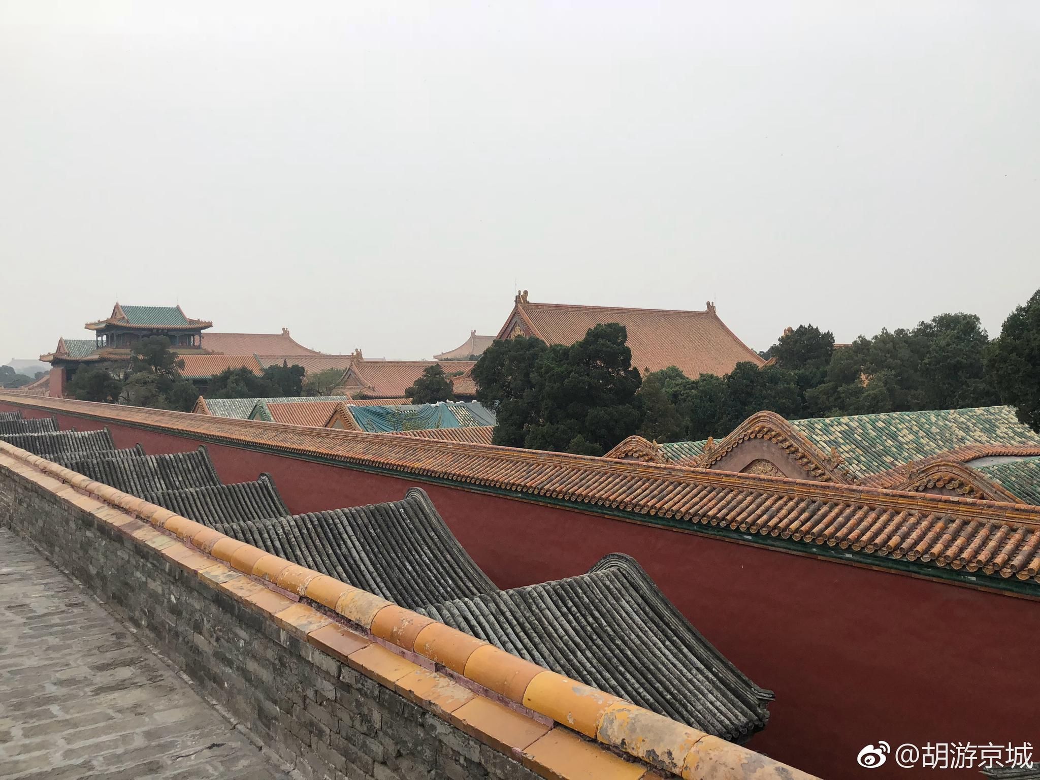 故宫新开放的东北角楼及东城墙