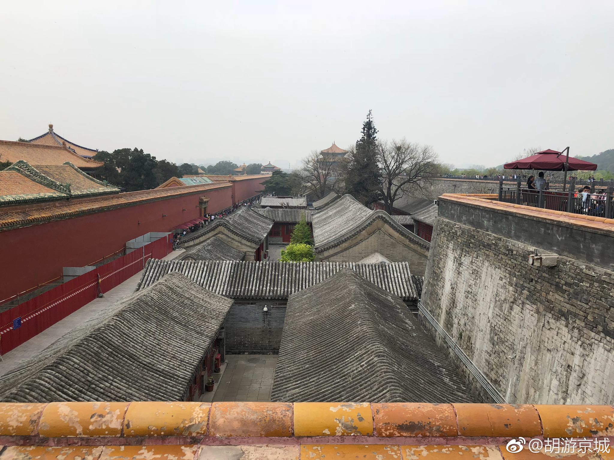 故宫新开放的东北角楼及东城墙