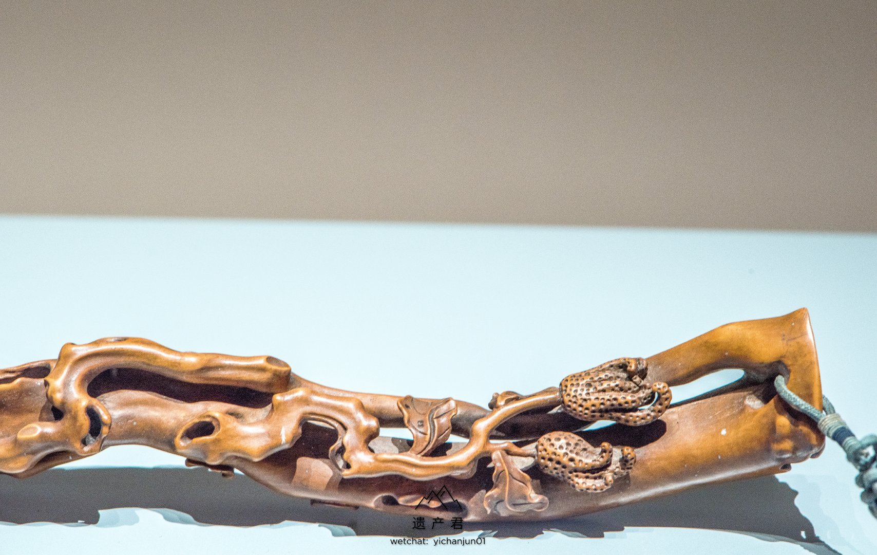 沈阳故宫博物院藏清代黄杨木雕佛手如意