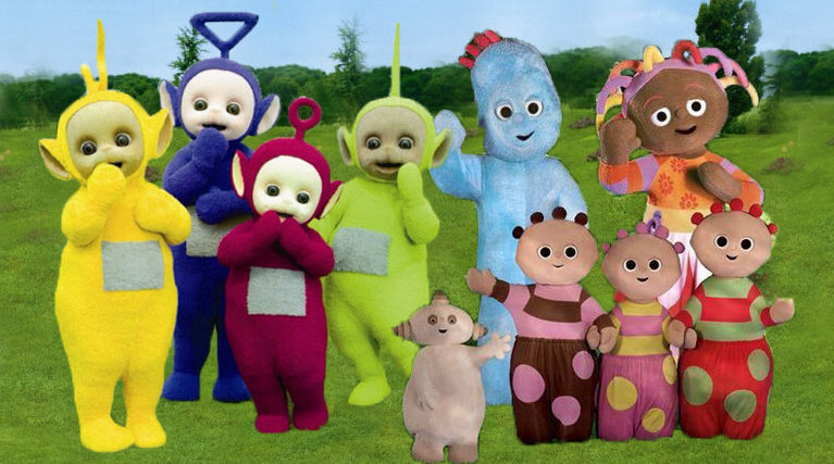 都在一个花园里混久了花园宝宝和天线宝宝也难免要battle