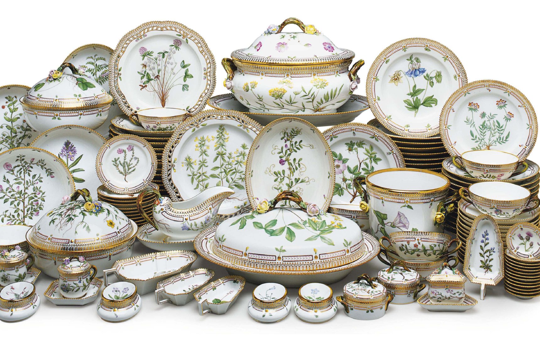 皇家哥本哈根瓷窑"丹麦之花"系列