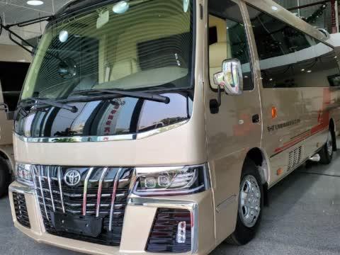 丰田考斯特全隔断豪华大面包车10座埃尔法套件款