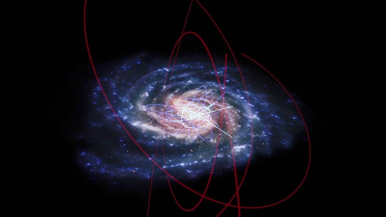 全新3d星图告诉我们银河系中心是扭曲的