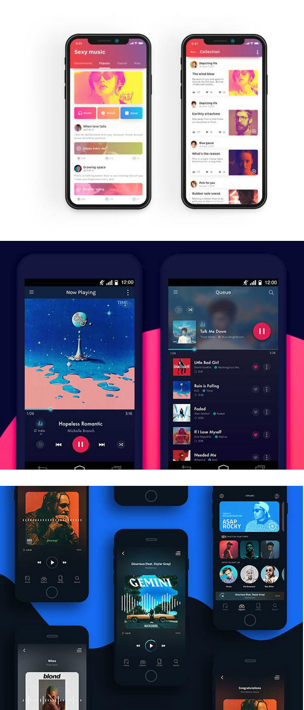 27款音乐APP界面UI设计欣赏