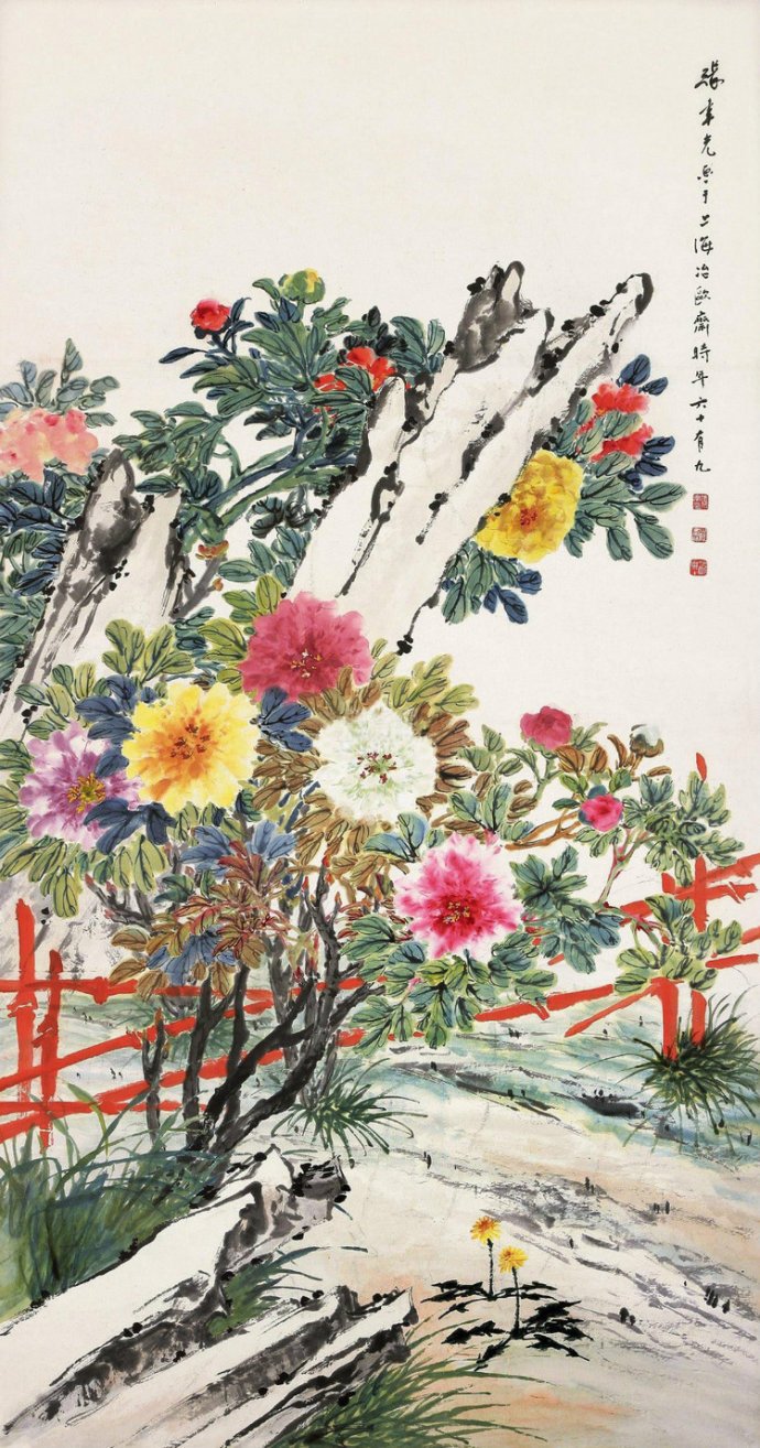 民国海派画家张聿光花鸟画作品欣赏